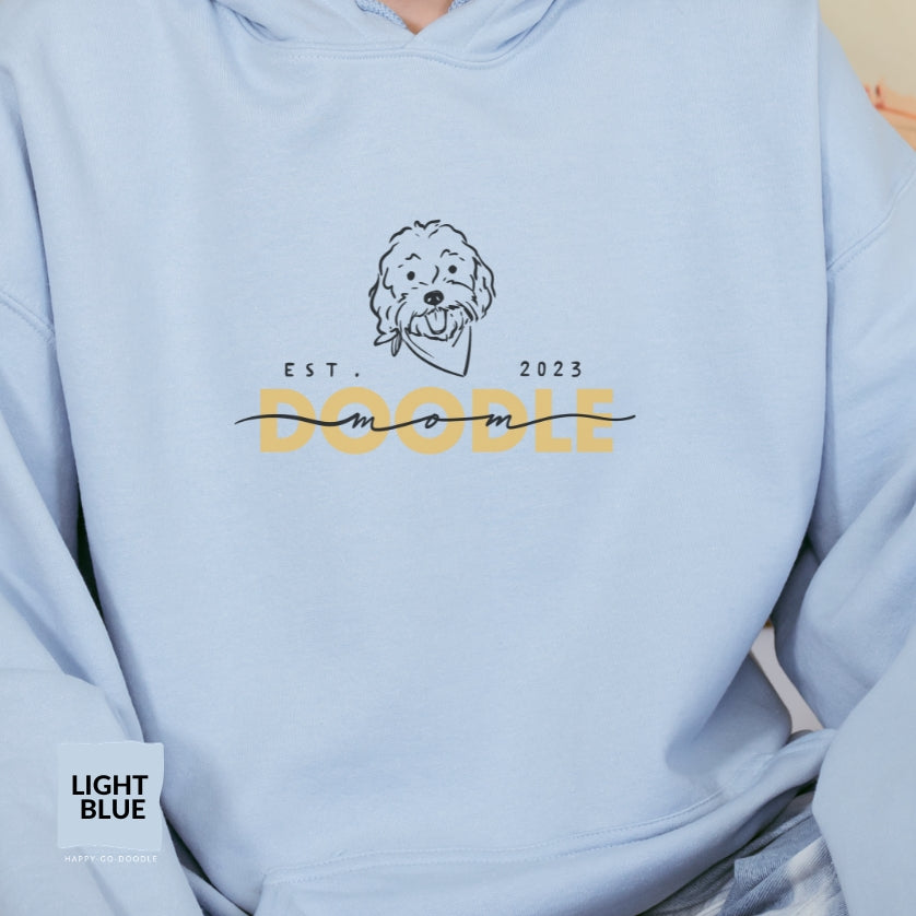 Doodle Mom Est. 2023 Hoodie
