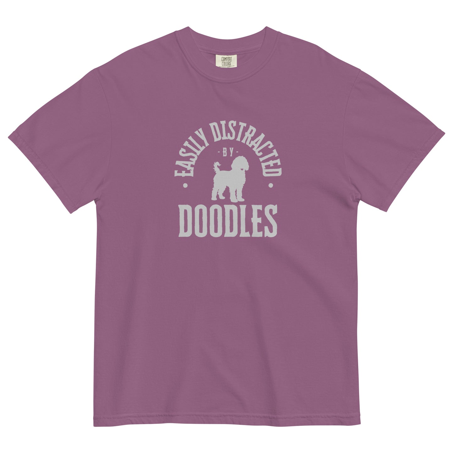 Easily Distracted By Doodles T-Shirt | Comfort Colors