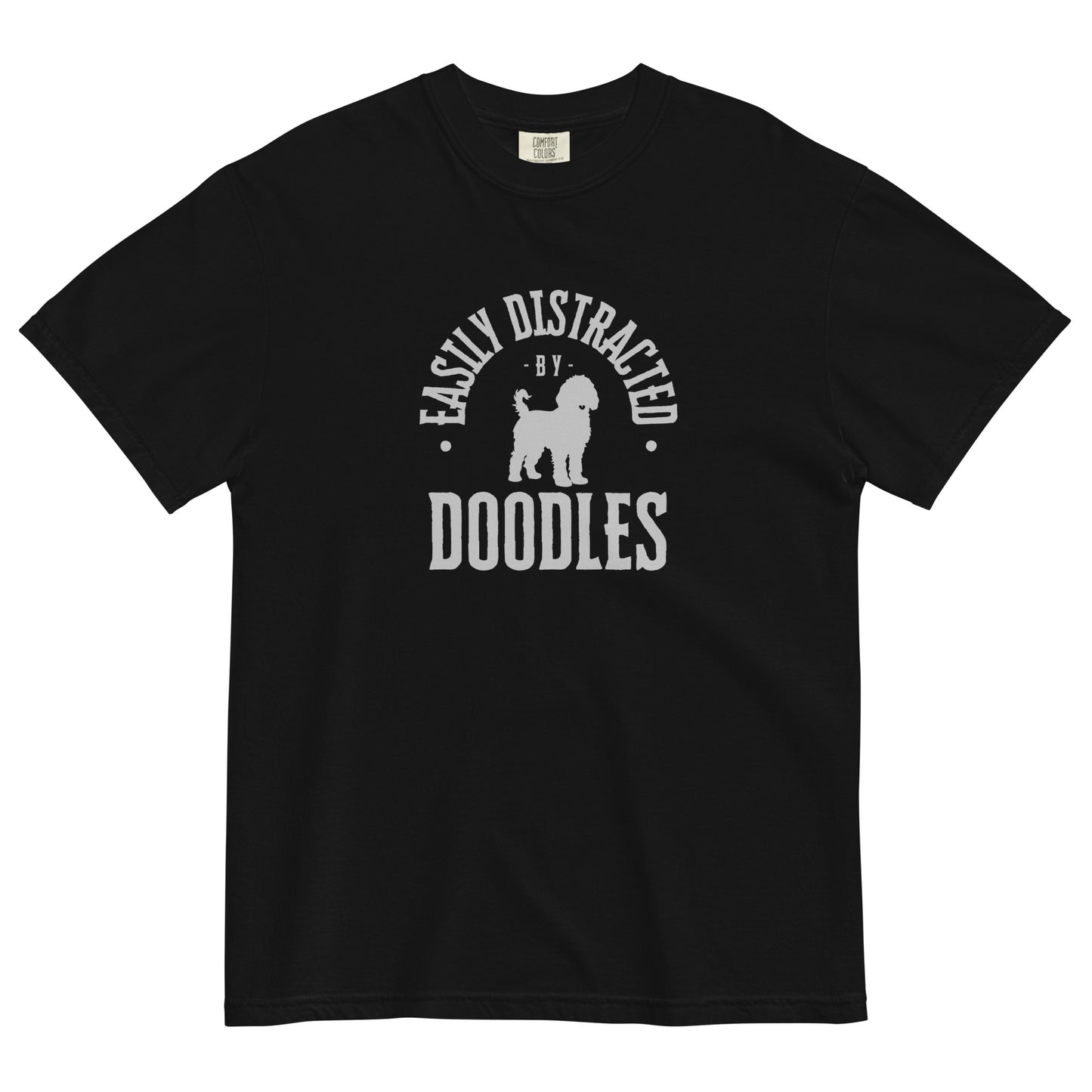 Easily Distracted By Doodles T-Shirt | Comfort Colors