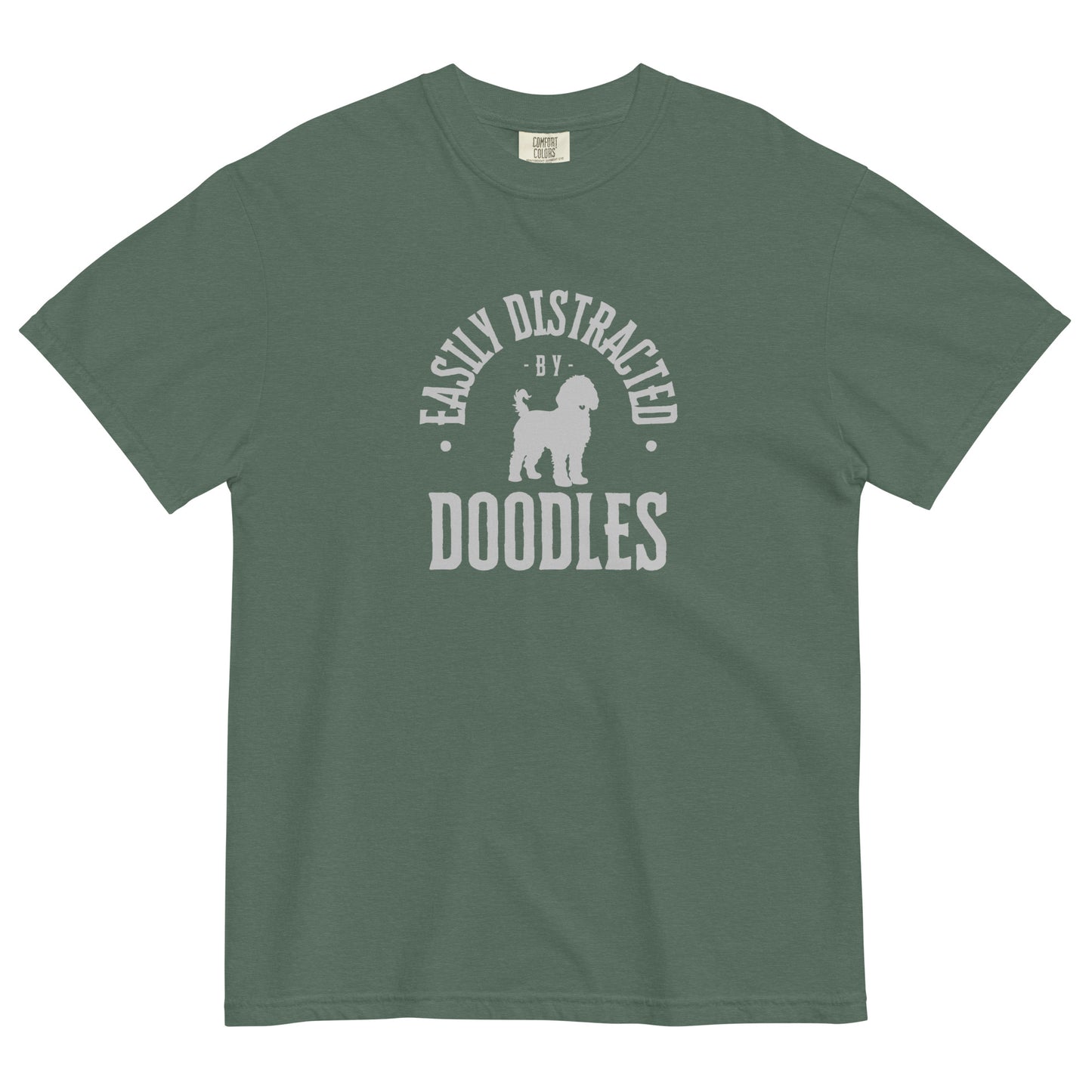 Easily Distracted By Doodles T-Shirt | Comfort Colors