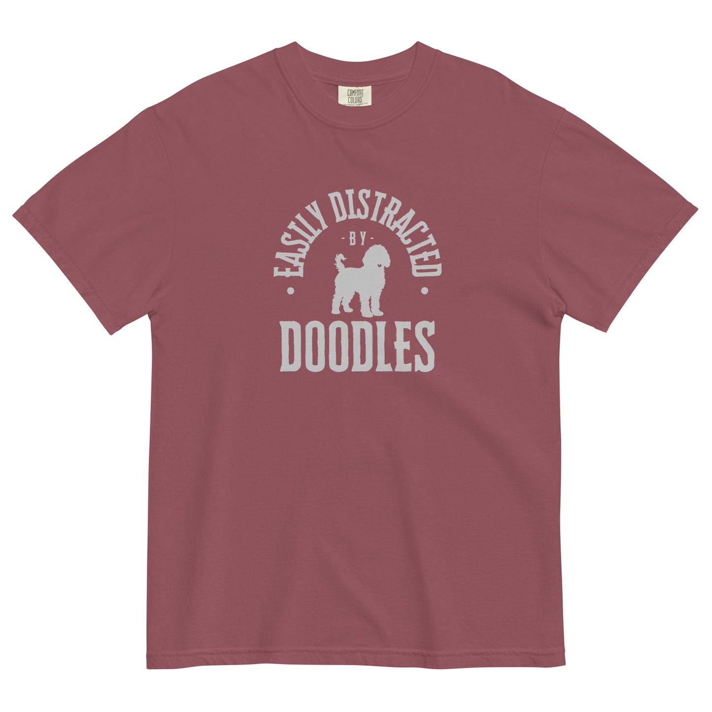 Easily Distracted By Doodles T-Shirt | Comfort Colors