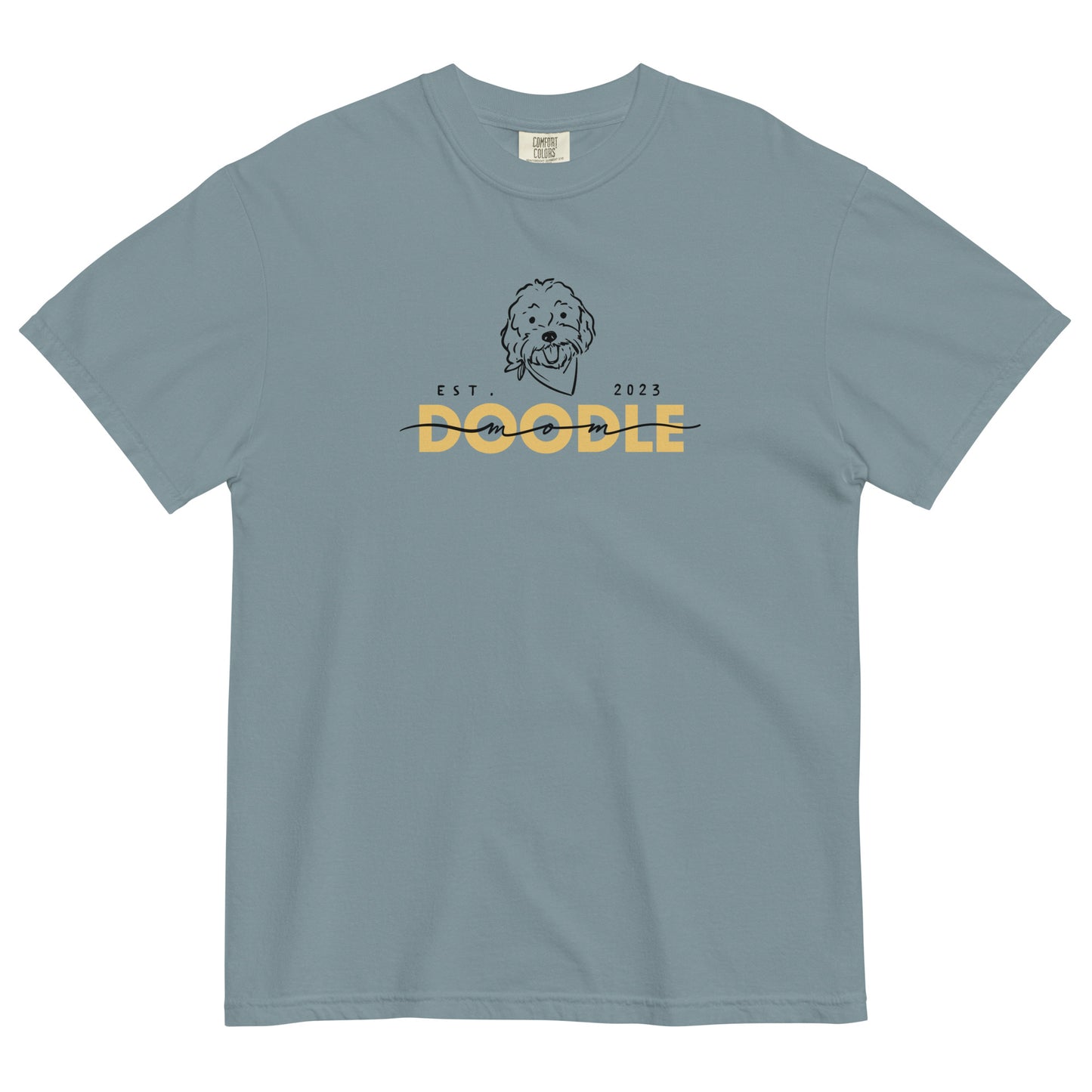 Doodle Mom Est. 2023 T-Shirt Comfort Colors