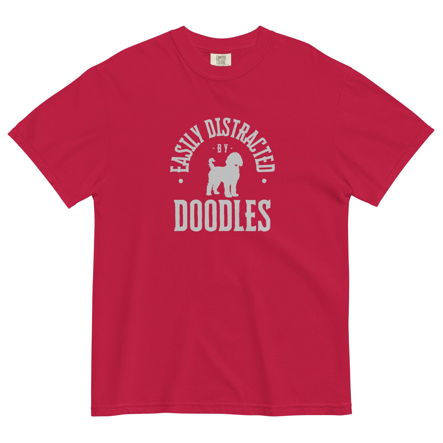 Easily Distracted By Doodles T-Shirt | Comfort Colors
