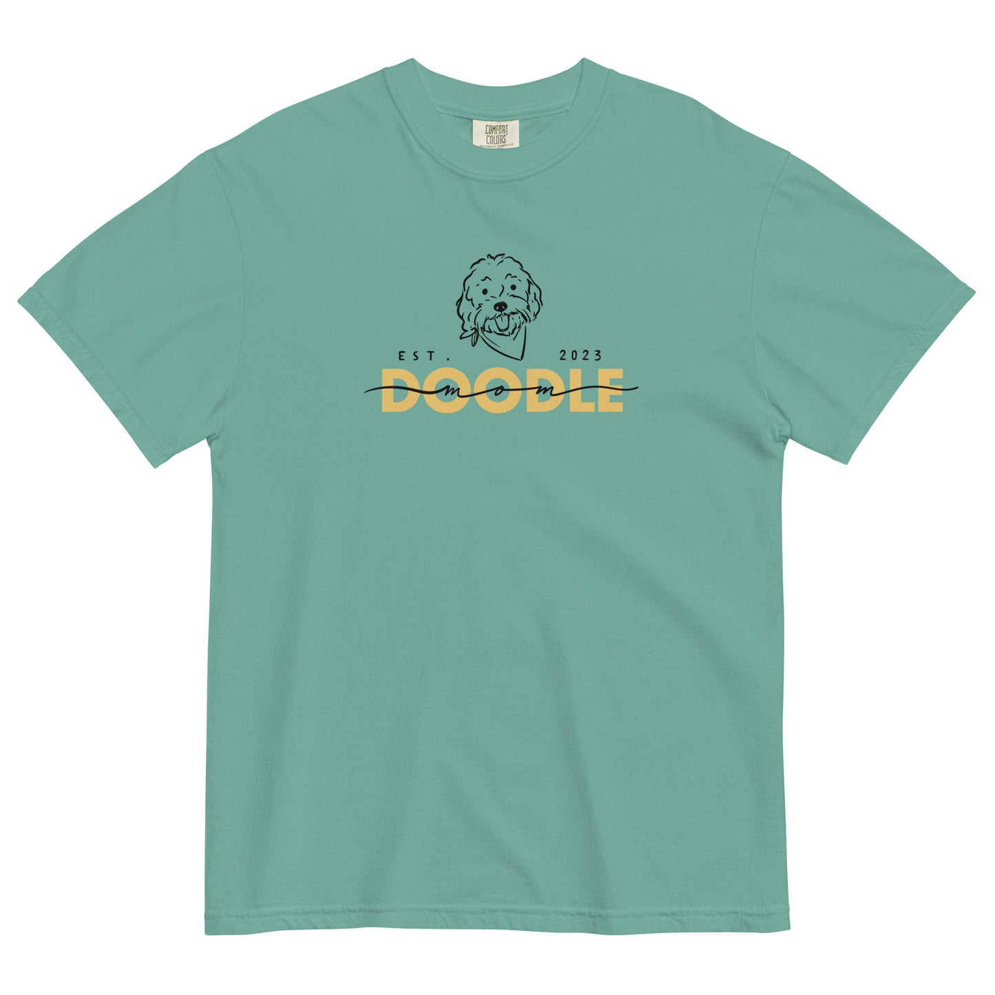 Doodle Mom Est. 2023 T-Shirt Comfort Colors