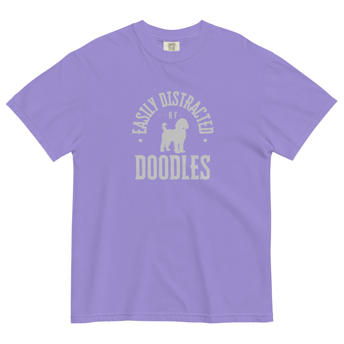Easily Distracted By Doodles T-Shirt | Comfort Colors