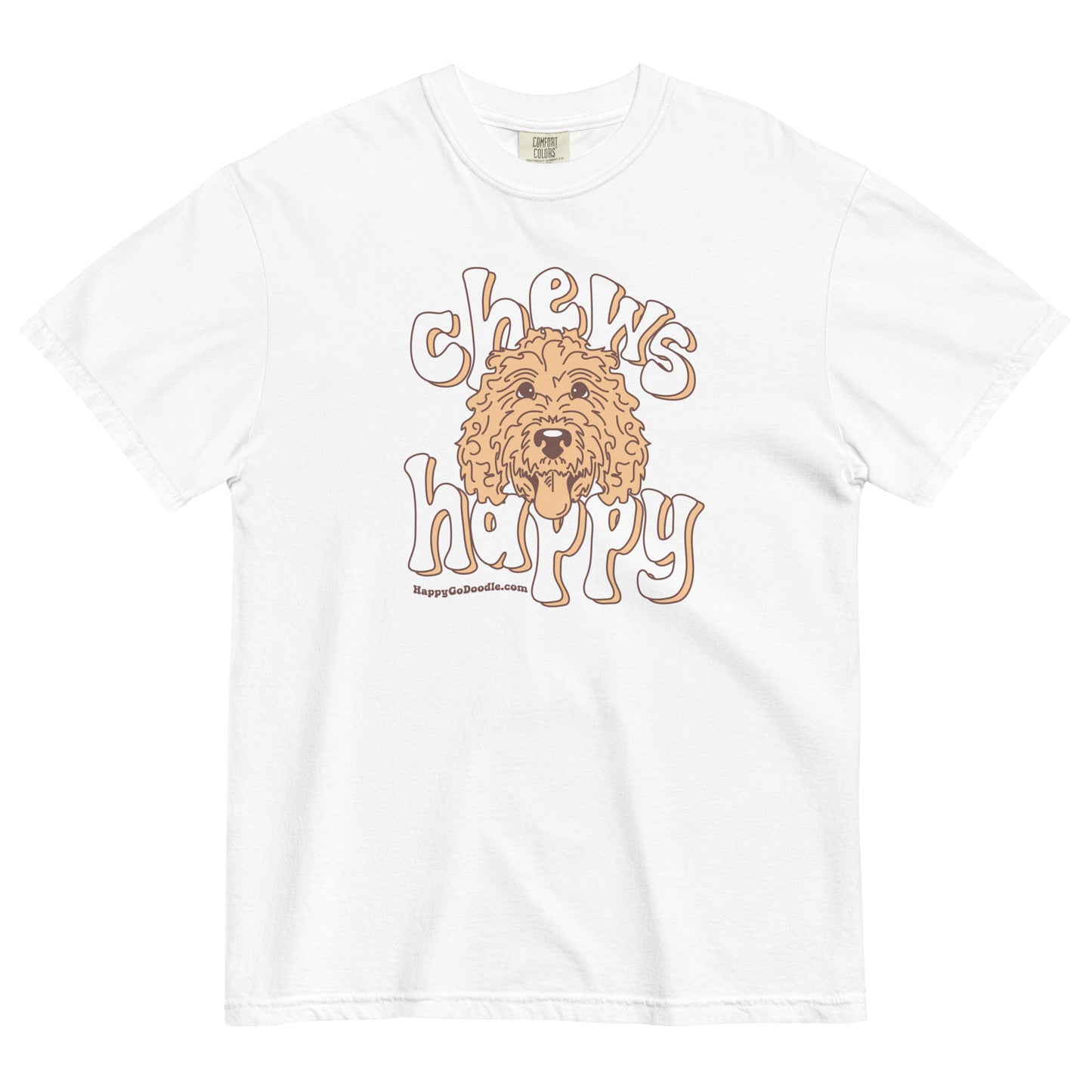 Chews Happy T-Shirt Comfort Colors