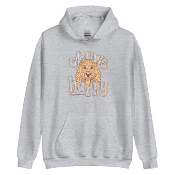 Colorful Doodle Paw Hoodie Dress